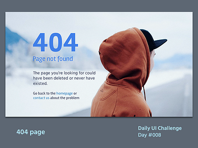 Daily UI Design Challenge #008 - 404 page 404 error 404 error page 404 page daily ui challenge dailyui dailyui 008