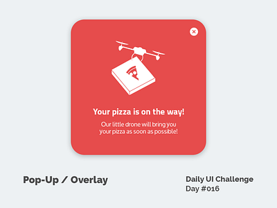 Daily UI Design Challenge #016 - Pop-Up / Overlay card daily ui challenge dailyui dailyui 016 overlay pop up