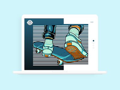 Skateshop app concept concept design designer dessin dégradé illustration shop design site site web skateboard sketch ui ui design uxui web webdesign website
