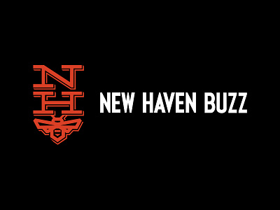 New Haven Buzz Logo branding design flat illustration logo type typography vector