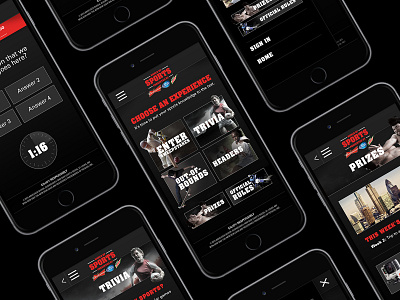 World of Sports Digital Experience app design digital experience ui ux web website