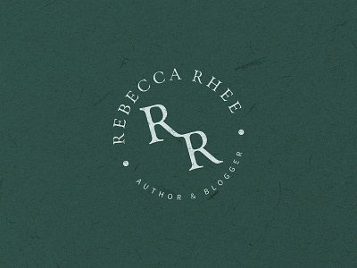 Rebecca Rhee Final Logo branding custom font design icon identity logo type typography vector