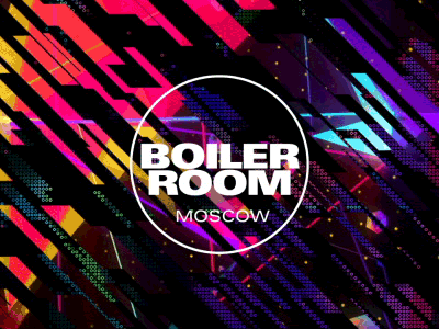 Boiler Room Moscow visuals abstract colors gif motion graphics visuals vj