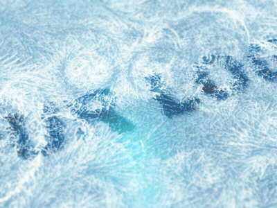 Winter Logo / After Effects template animation frost pattern videohive winter