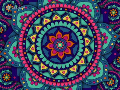 Mandala 4k kaleidoscope mandala motion graphics sacred geometry