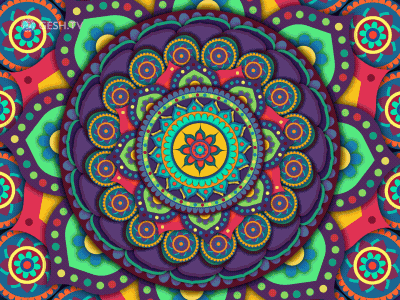 Mandalas Alive kaleidoscope mandala motion graphics pattern sacred geometry
