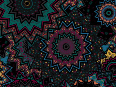 African Ornament Pattern loop animation african ethno ornament pattern tribal