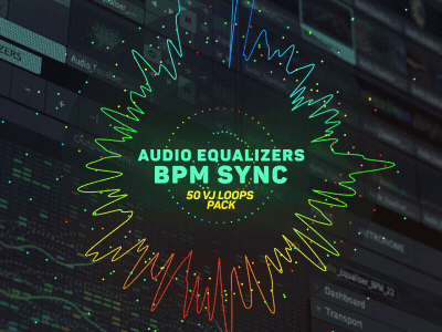 Audio Equalizers Bpm Sync VJ Pack
