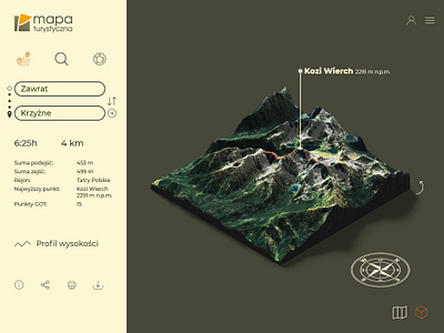 3D map 3d 3d art app design map maps redesign redesign concept ui vector web webdesign
