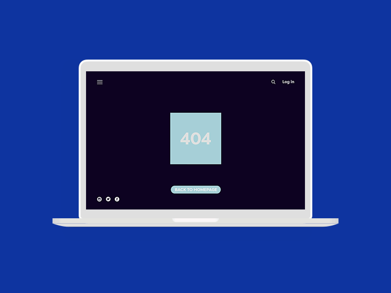 404 error 404page aftereffects animated animation app clean dailyui design flat gif illustrator mockup photoshop type typography ui ux vector web website