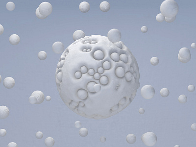 3D Balls 3d c4d cinema4d clay deformation design lighting render simple texturing white