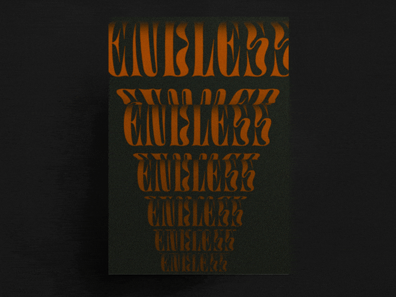 Kinetic typography poster