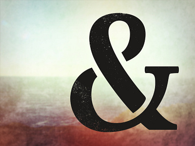 Ampersandy-ness ampersand wip