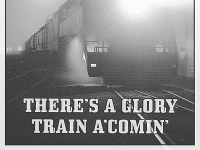 Glory Train 1 black and white glory train vintage