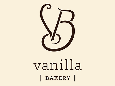 Vanilla Bakery bakery logo monogram