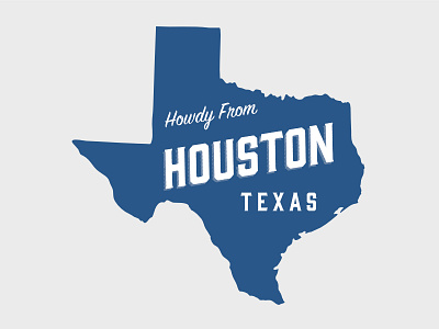 Texas houston sticker texas