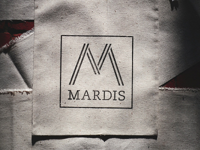 Mardis Apparel apparel lines logo logo mark mardis modern shirts type