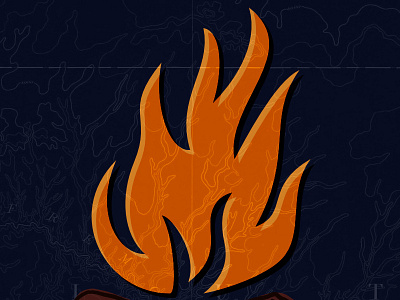 Fire Close Up blending campfire fire flame map topography