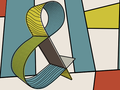 Ampersand WIP ampersand mid century modern patterns