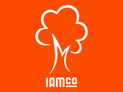 IAMCO Mowing Company Logo landscaping logo mowing tree