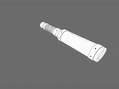 Atlas Scope Gif 3d design explosion diagram telescope