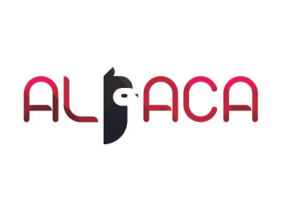 Alpaca alpaca clean font logo design