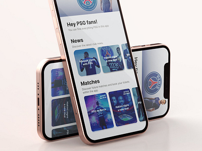 Mbappe PSG App Concept