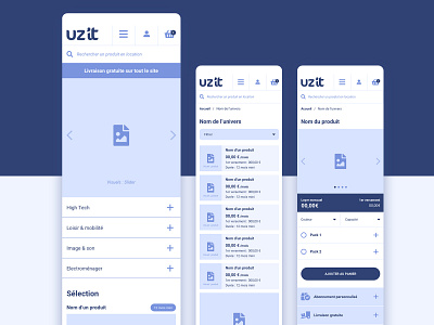 Eshop mobile wireframe breadcrumb category page homepage iphone leasing list product page search bar shop slider ui design wireframe