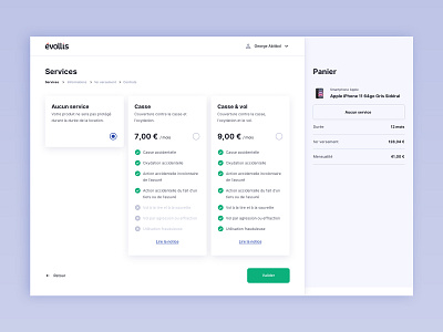 Pricing page — Leasing app 8pt basket breadcrumb desktop leasing pricing pricing page ui ui design web webdesign