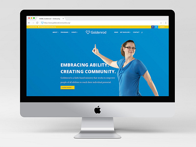 Goldenrod Website branding design web
