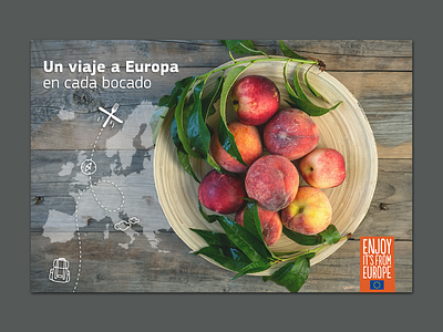 Un viaje a Europa en cada bocado art direction beef campaign campaign design design europe european union food mexico pasta plate poster promotion travel