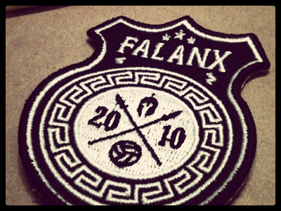 Falanx Soccer Badge badge belgium design logo soccer stitches