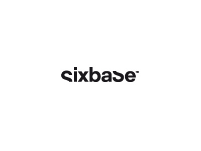 Sixbase (logo proposal) logo design branding clean minimal typography black white modern identity corporate agency belgium