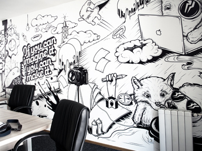 Appricot Office Wall