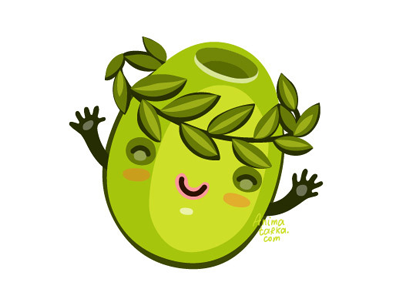 Olive character illustration