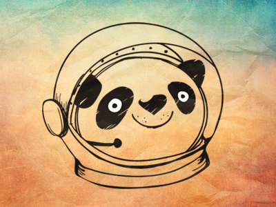 Panda character illustration