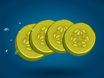 Frame of McDonald's Triple Cheeseburger Animation animation cheeseburger cucumber frame illustration mcdonalds