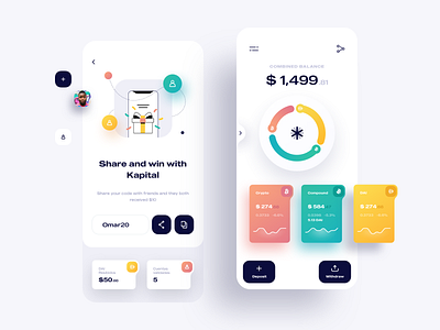 Kapital Wallet | Crypto Currency App Design IOS