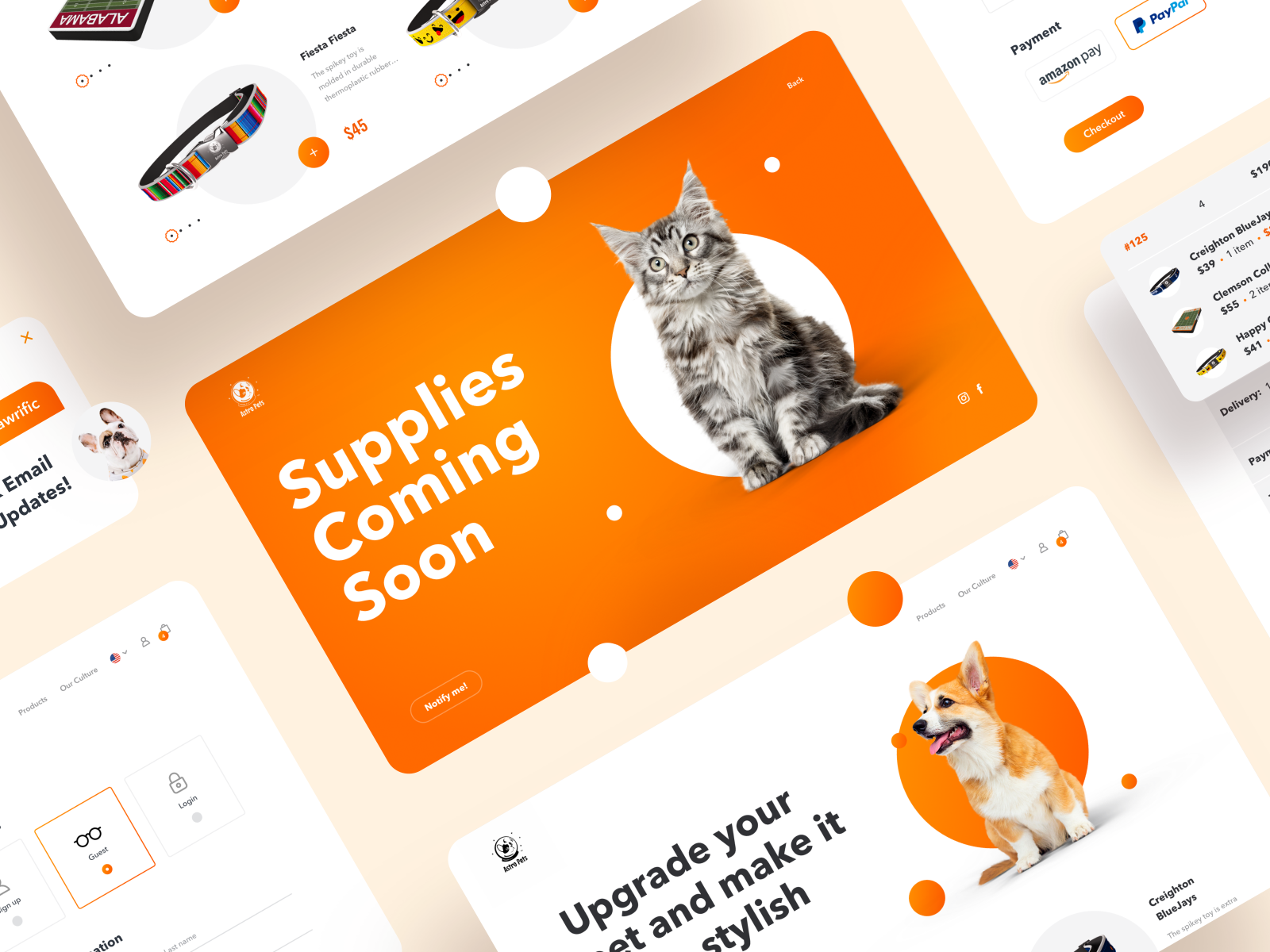 Pet Supplies  Store by Bogdan Nikitin for Nixtio on Dribbble