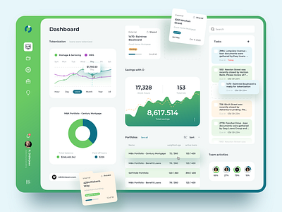 Finance Dashboard Concept UI