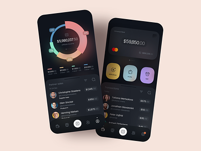 Mobile Banking App - Finance Concept