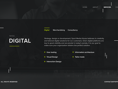 Landing page by Bogdan Nikitin for NIKITIN on Dribbble