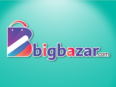 Big Bazar Logo Design branding busines card card design color logo corporate brochure food logo logo morden flyer poster super market logo vector