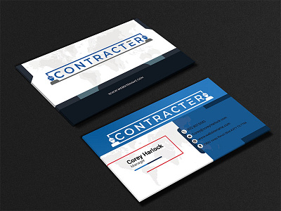 Business card branding busines card logo morden flyer vector