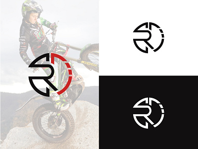 DCR logotype design icon identity illustrator logo logotype moto motor motorcycle vector