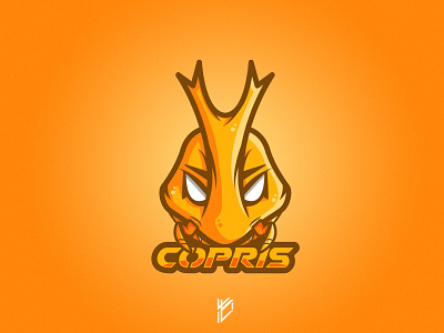 Copris beetle design icon identity illustration illustrator logo mascot mascot character mascotlogo scarabée vector
