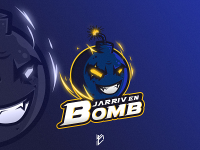 Jarriv en Bomb - MASCOTTE design identity logo mascot mascotte vector wow
