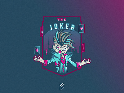 The Joker identitydesign identité illustrateur illustration logo mascotlogo mascotte vecteur