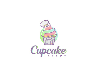 Cupcake Bakery - InktoberSorel day 4 bakery cupcake design icon identity illustration illustrator inktober inktobersorel logo vector