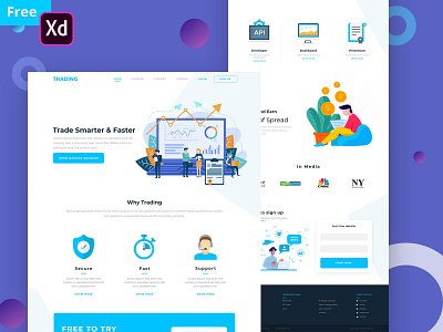 FREE Trading Landing Page